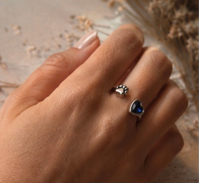 Anillo huellitas