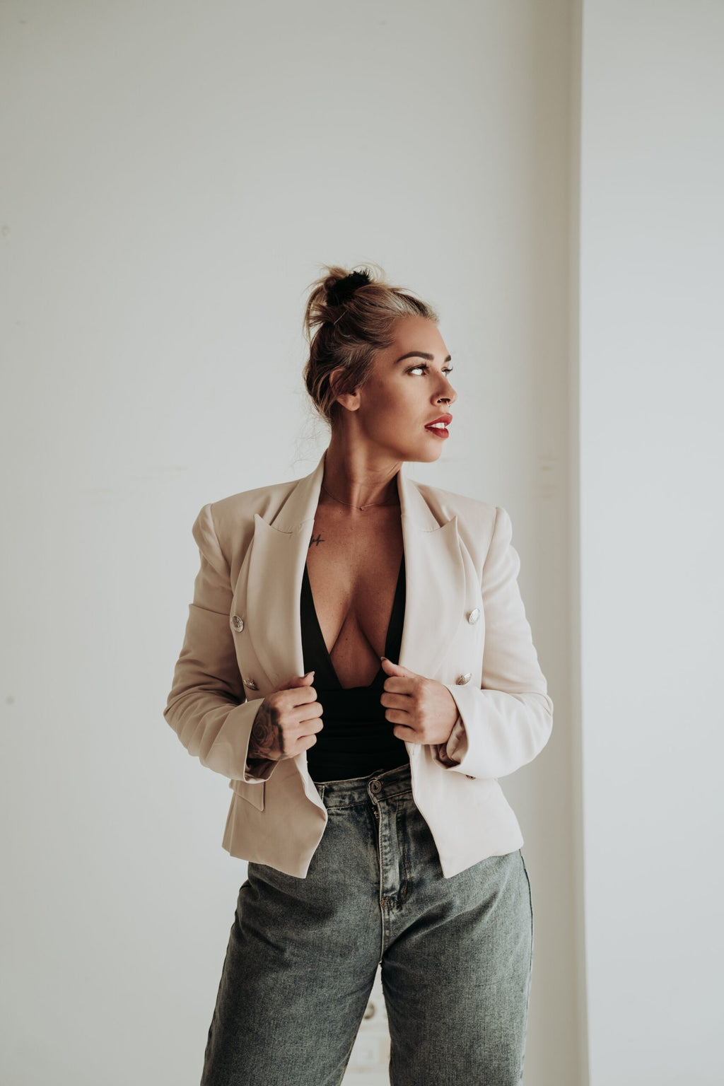 Cataleya-blazer-beige