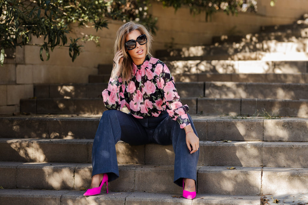 Cataleya-camisa-flores-gasa