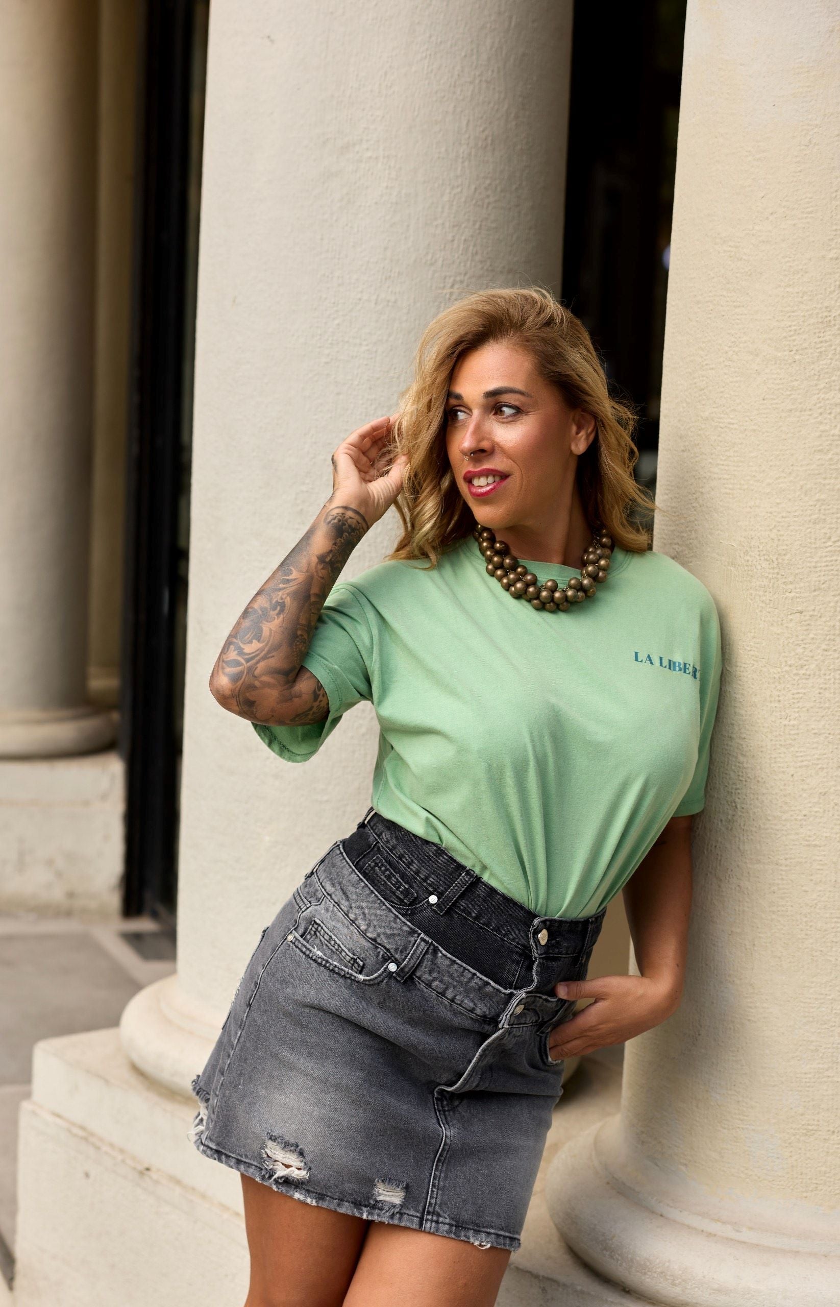 Cataleya-camiseta-algodón