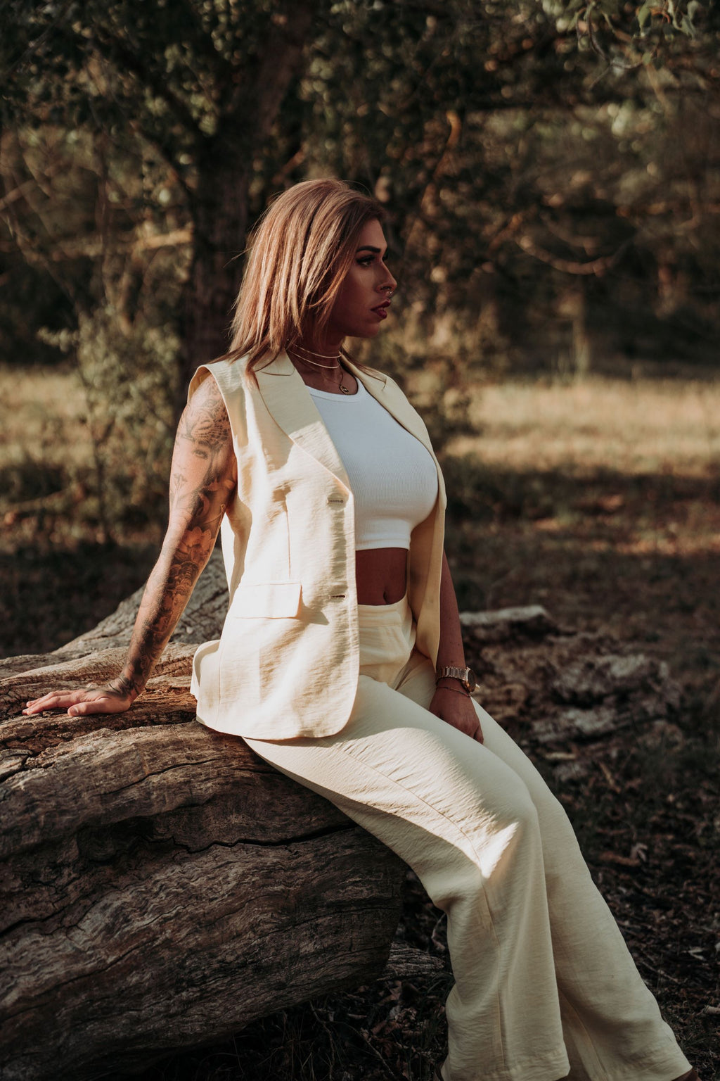 Cataleya- chaleco-largo