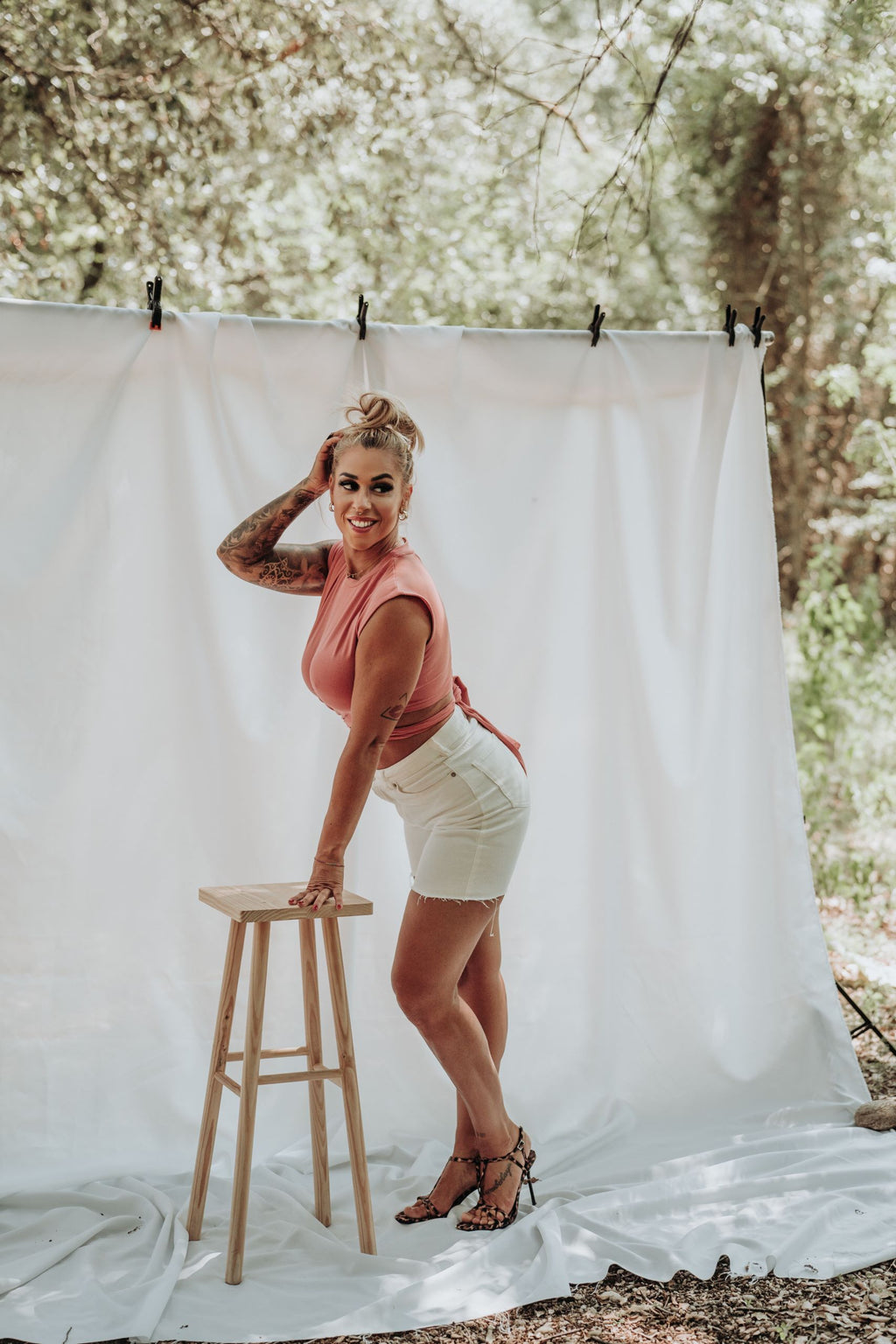 Cataleya-denim-bermuda