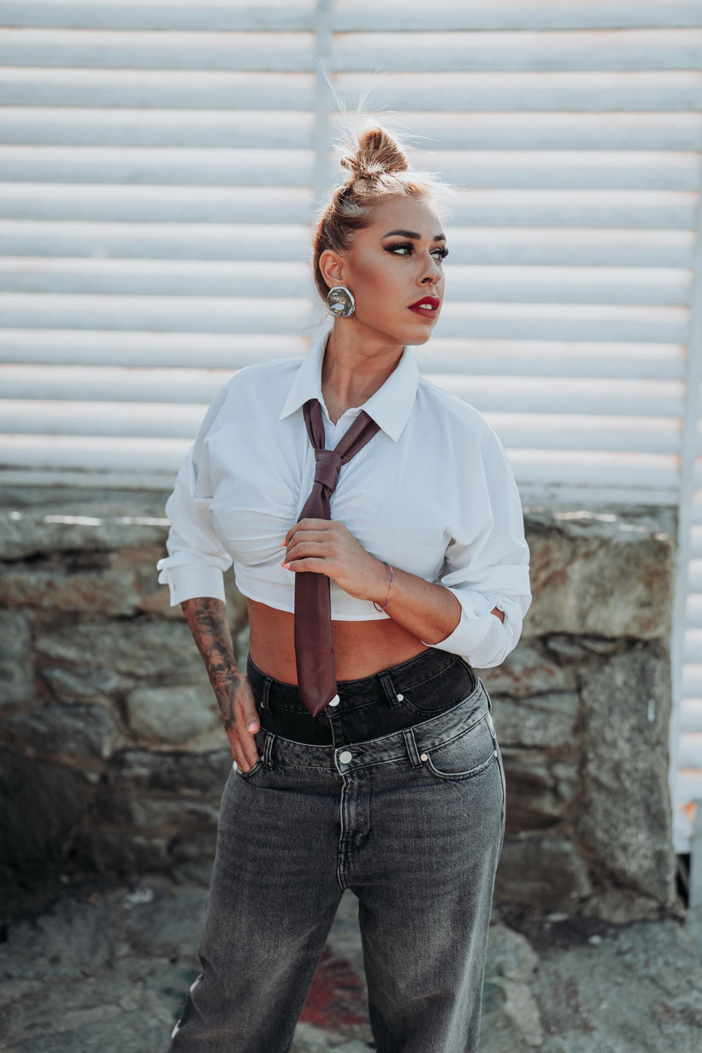 Cataleya-denim-camisa