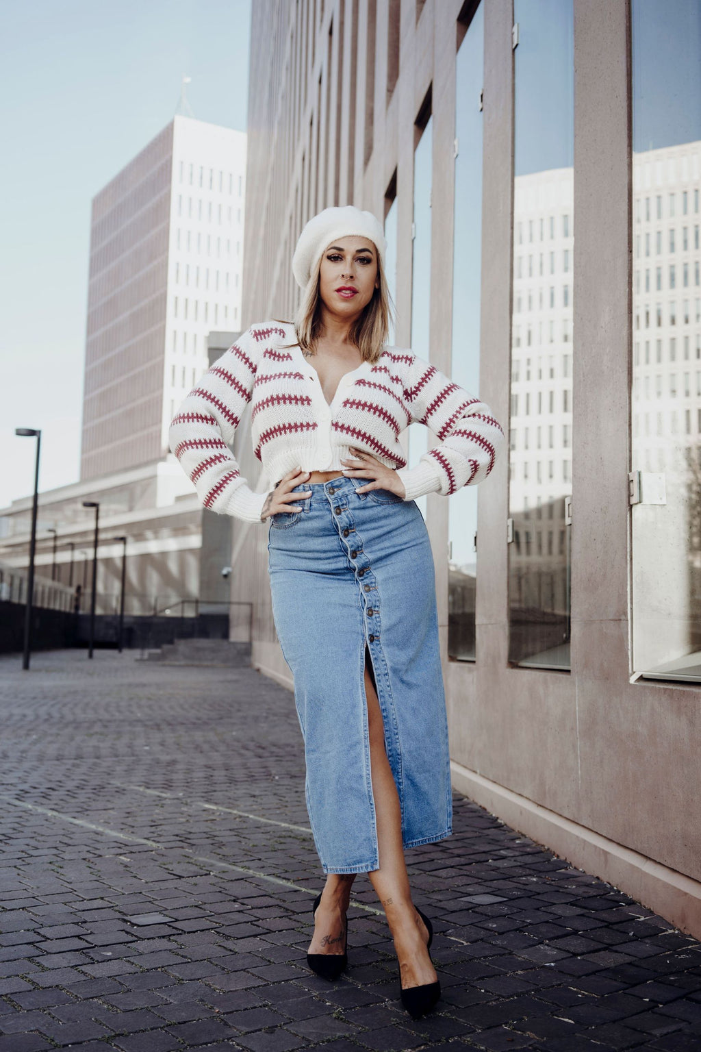 Cataleya-falda-botones