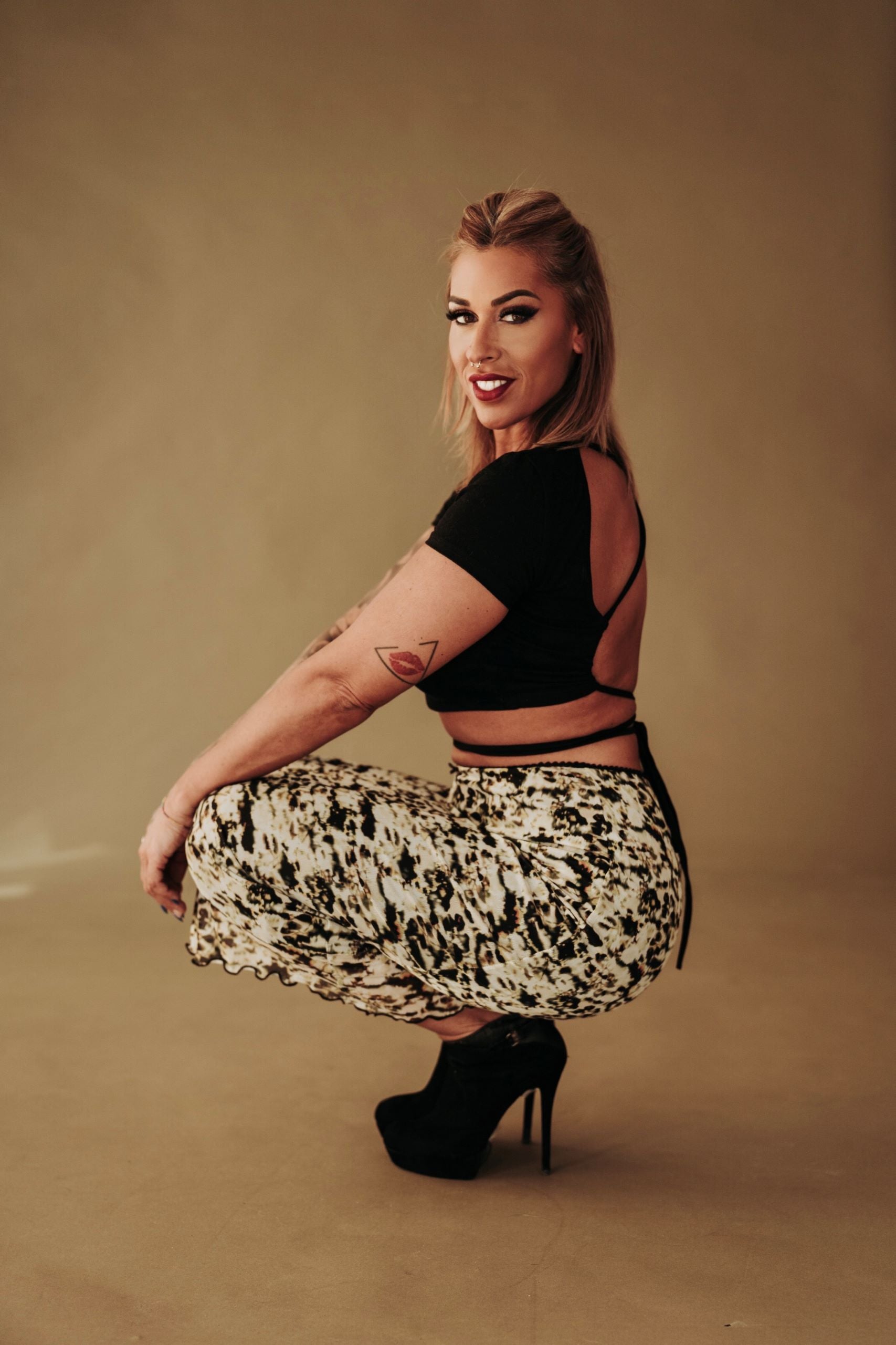 Cataleya-falda-estampada-gasa