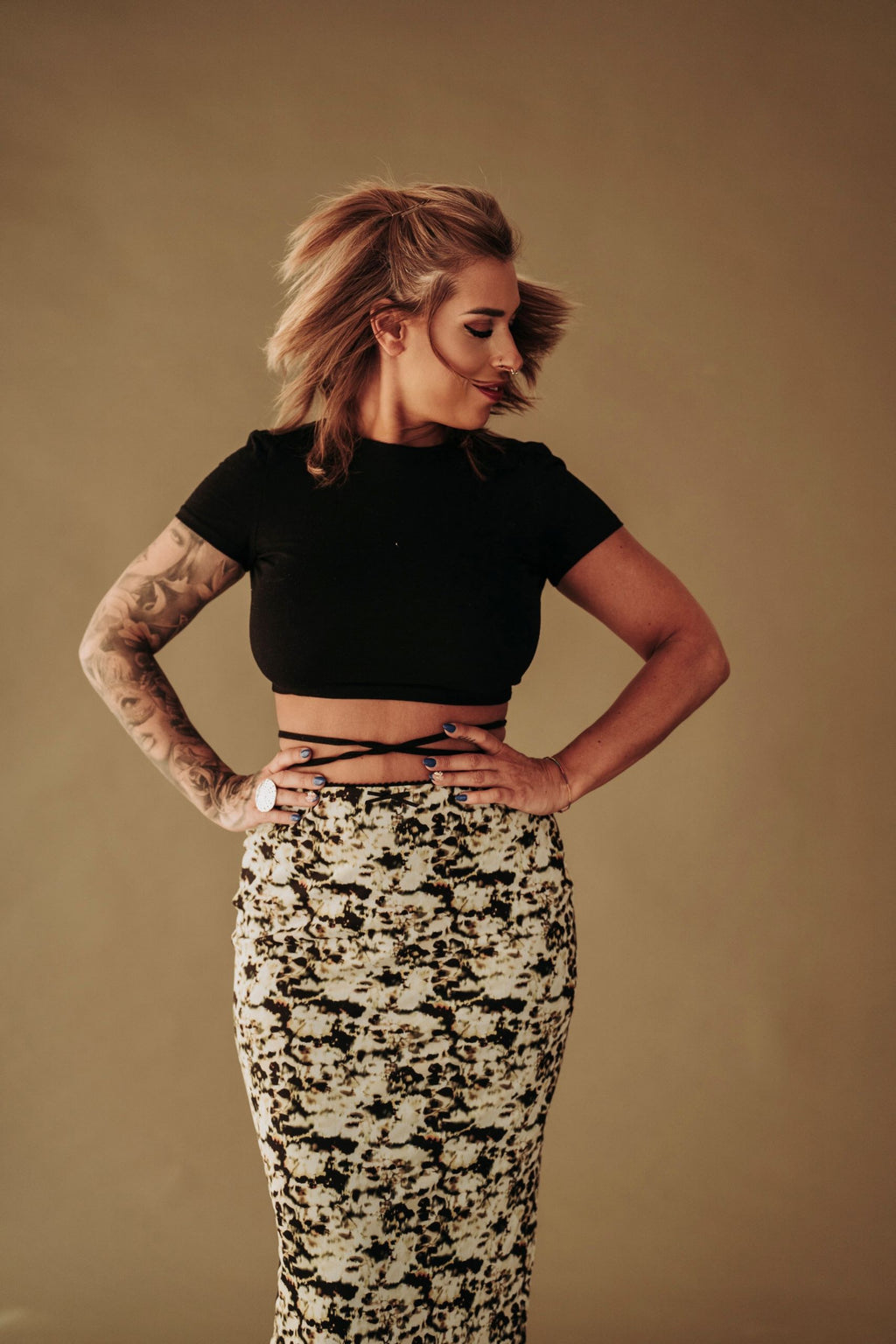 Cataleya-falda-gasa-serpiente