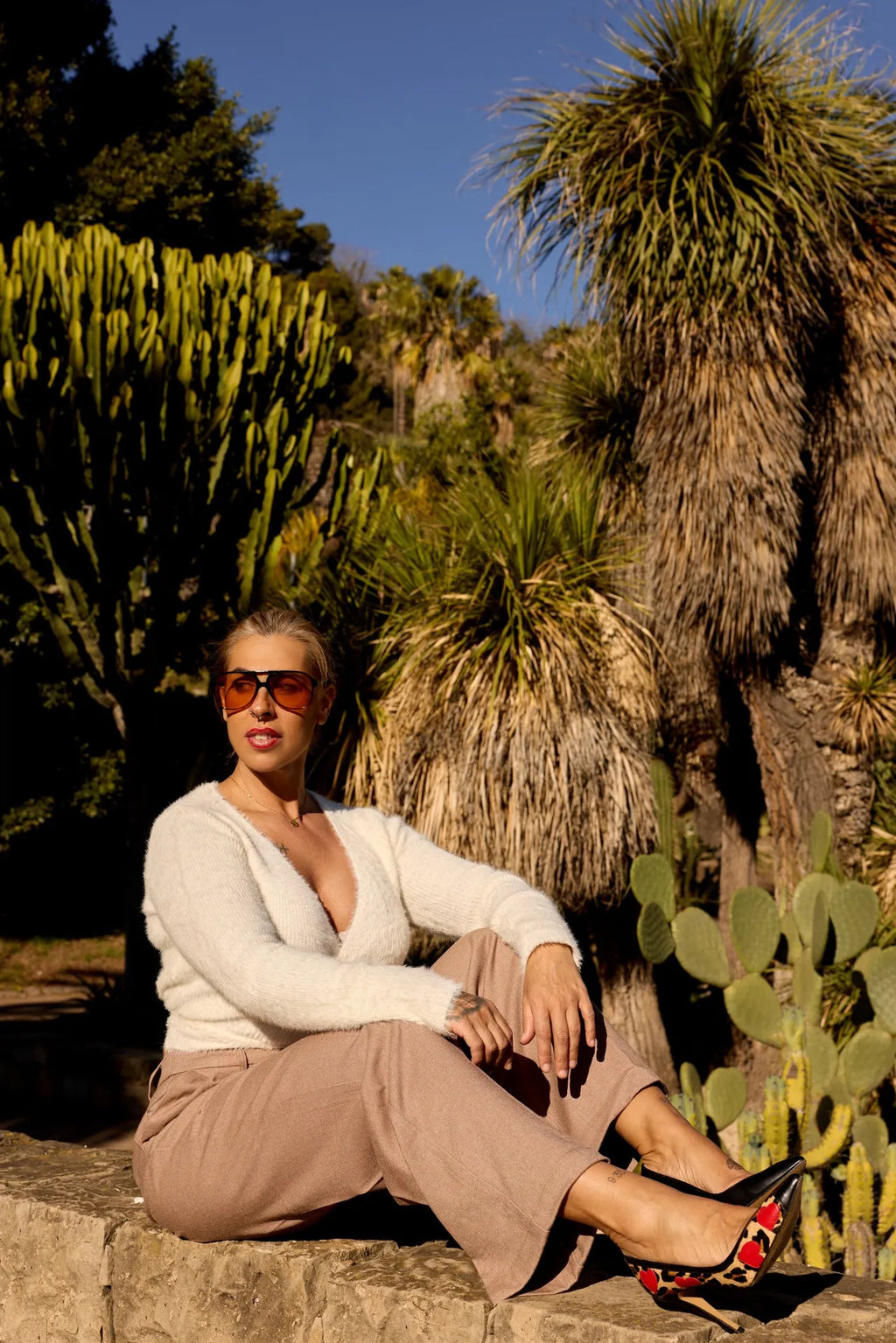 Jersey  pelito cruzado blanco