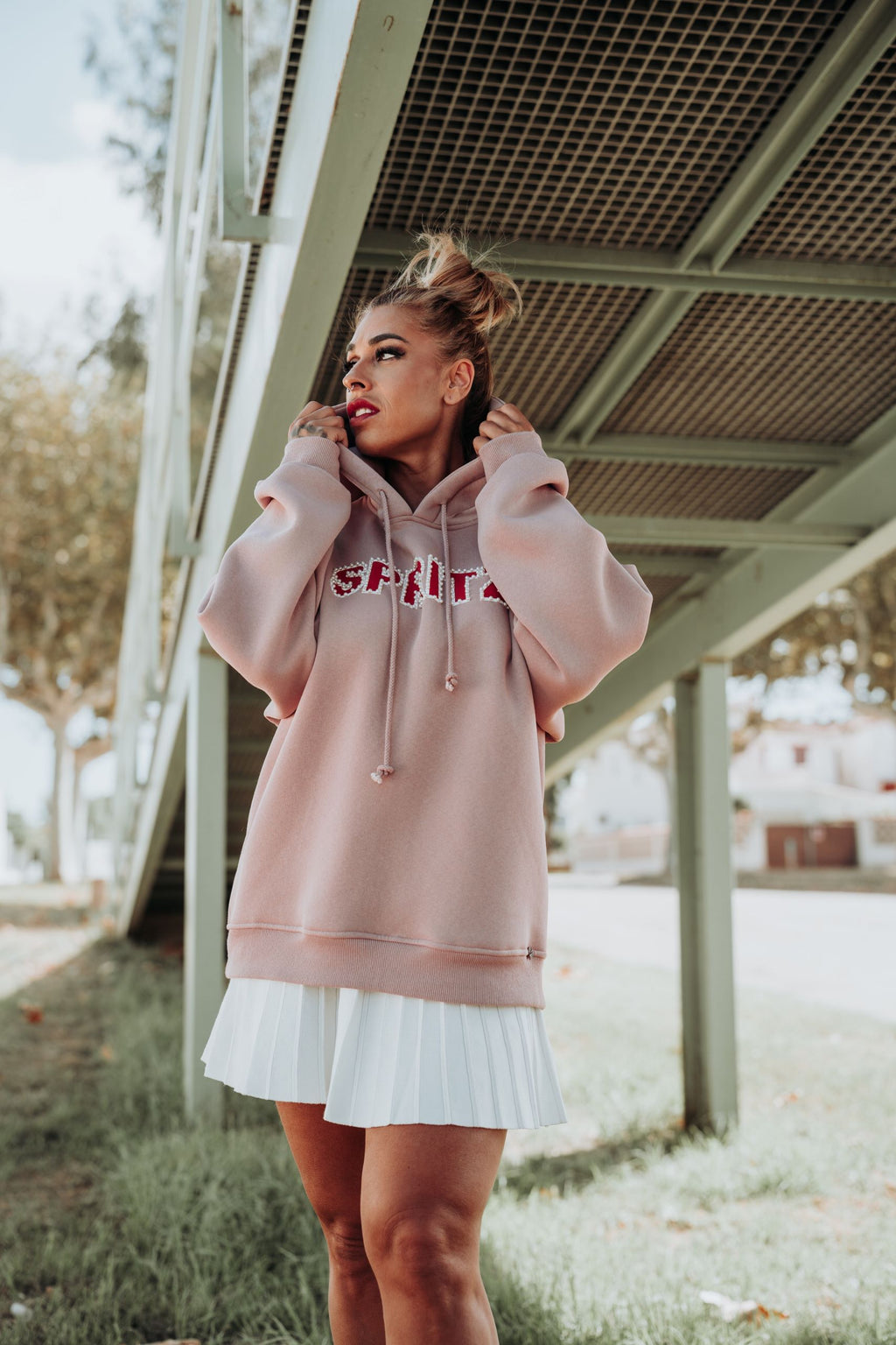 Cataleya-sudadera-oversize-rosa