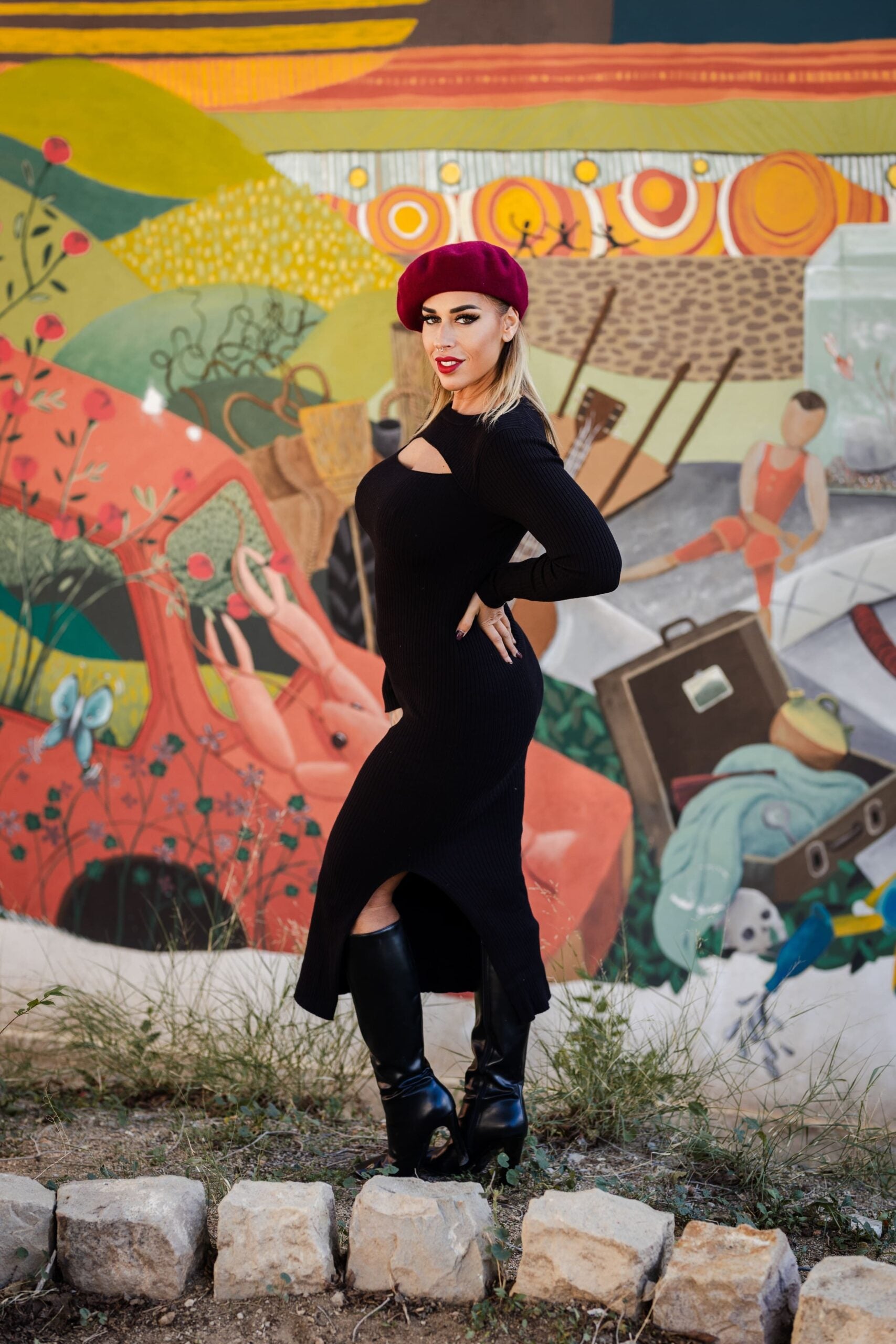 Cataleya-vestido-negro-largo