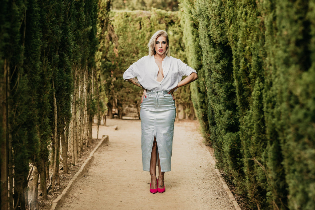 cataleya-falda-plateada