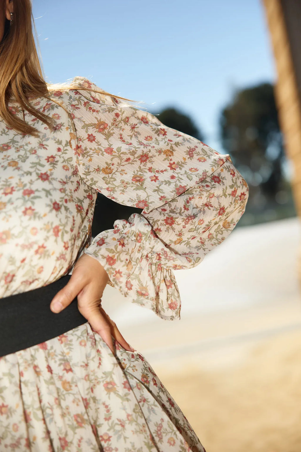 Vestido boho chic floral